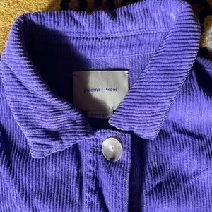 Paloma Wool Spa Jacket in Purple Corduroy